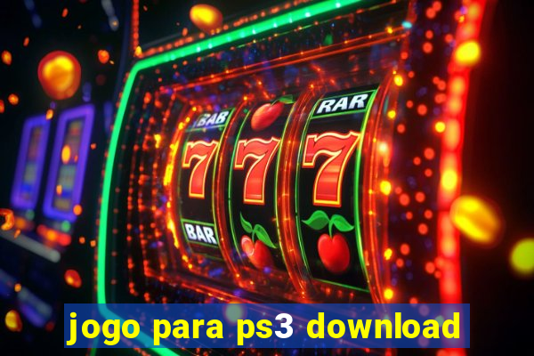 jogo para ps3 download